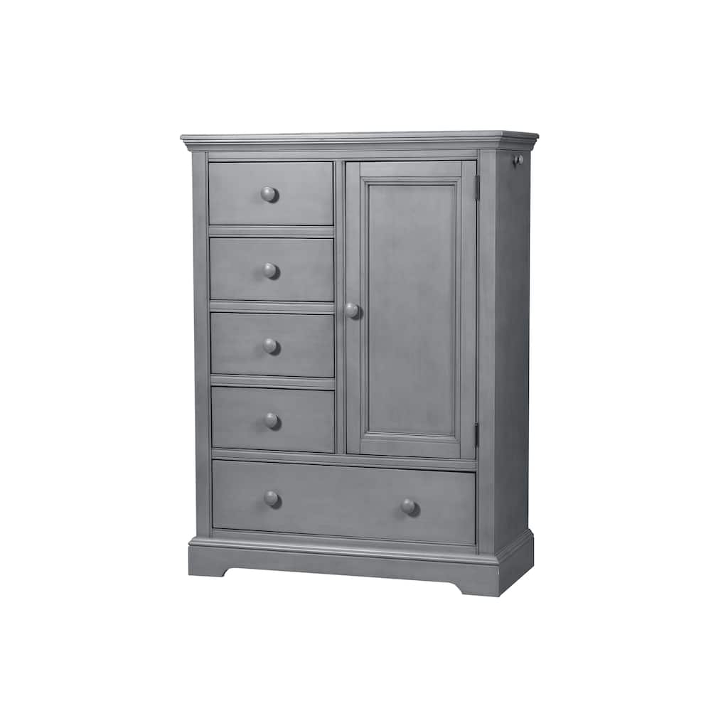 Hanley 42" Wide Chifferobe, Cloud