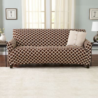 Great Bay Home Stretch Printed Sofa Slipcover - Recliner