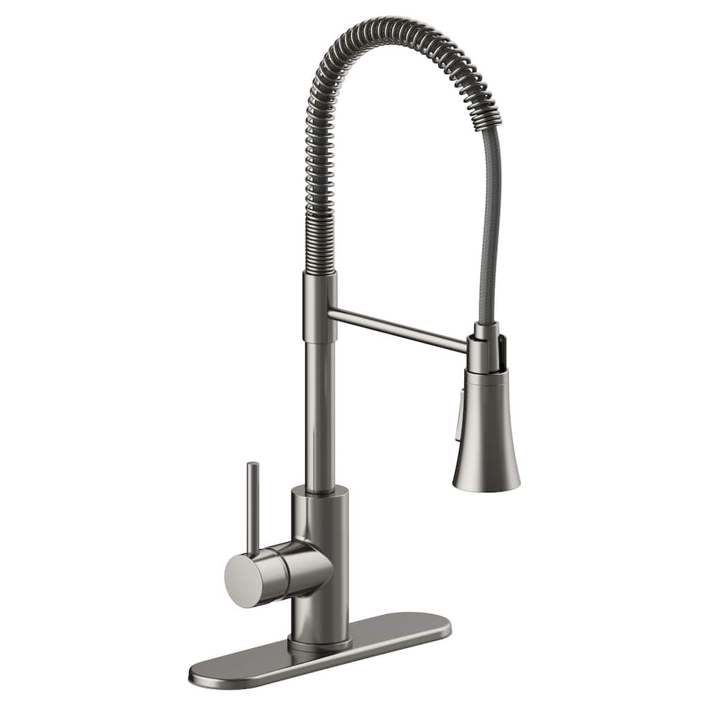 Design House Spencer 1.8 GPM Single Hole Pre-Rinse Kitchen Faucet -