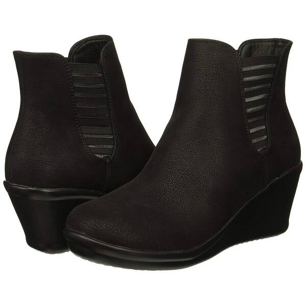 Shop Skechers Womens Rumblers Beam Me Up Wedge Heeled Dressy