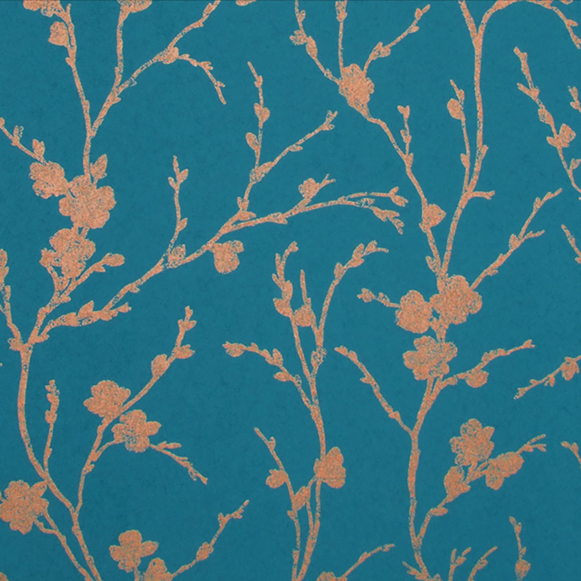 meiying teal wallpaper