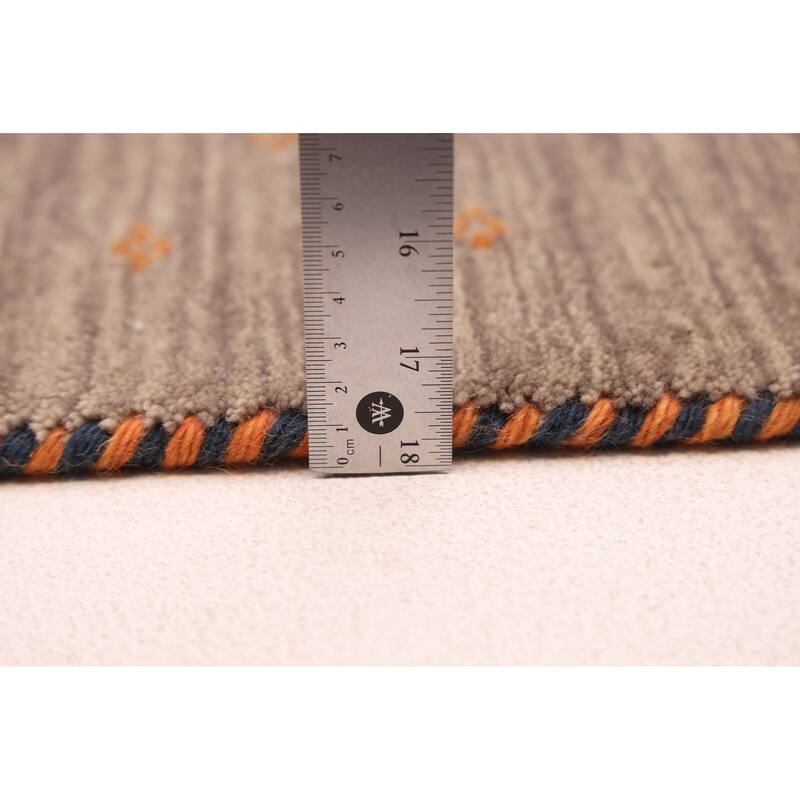 ECARPETGALLERY Hand Loomed Kashkuli Gabbeh Multi Color Wool Rug - 6'9 x 9'8