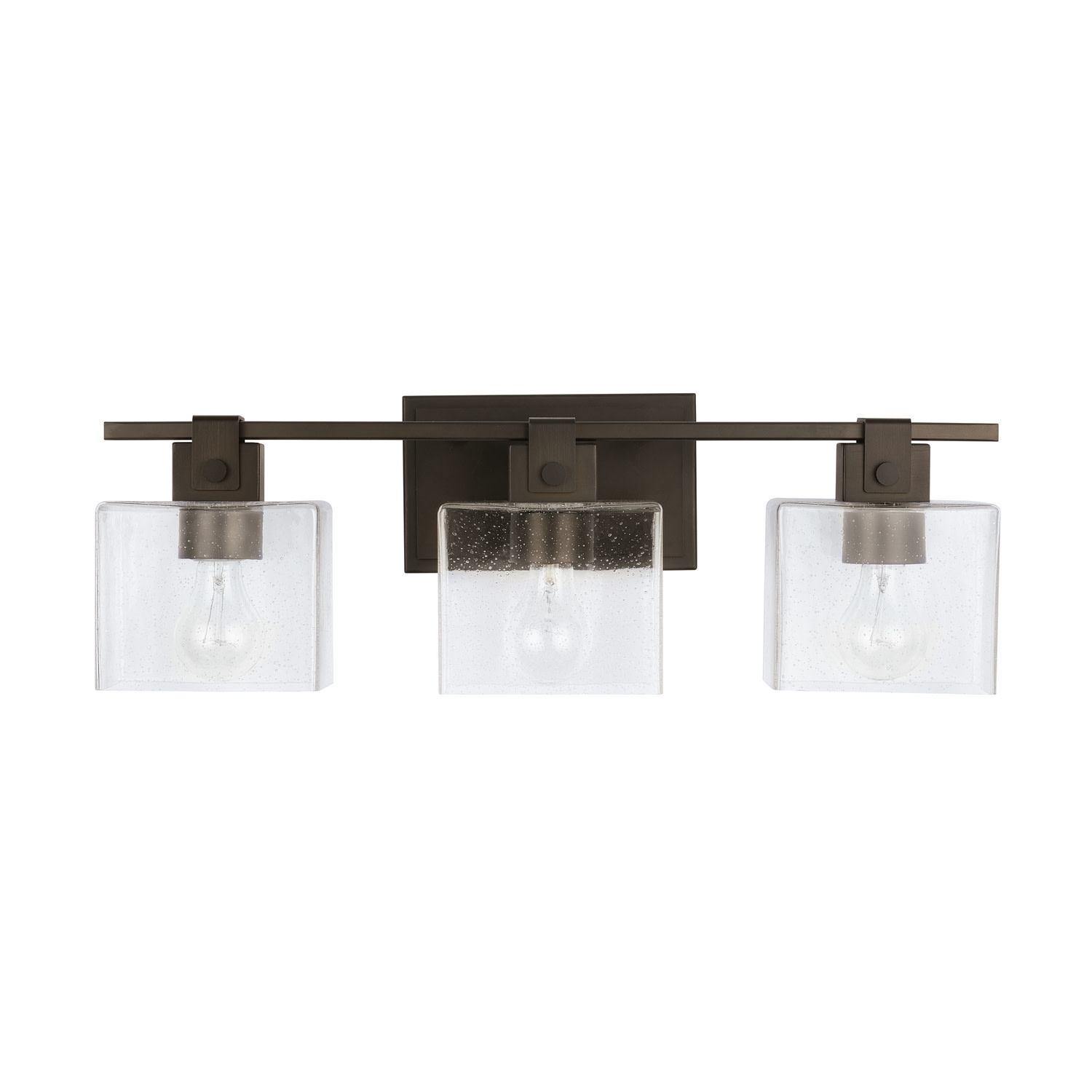 Capital Lighting 3 Light 8 Tall Bathroom Vanity Light with Clear Bed Bath Beyond 38068300