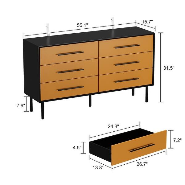Modern EcoFriendly Dresser Durability Meets Elegance Chest Of Drawers