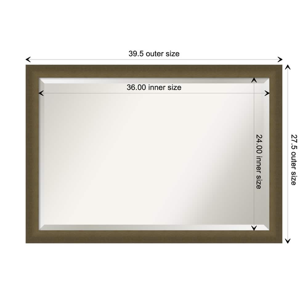 Blaine Narrow Beveled Framed Bathroom Vanity Wall Mirror