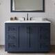 Option Dark Blue / White Quartz Top / Matte Black
