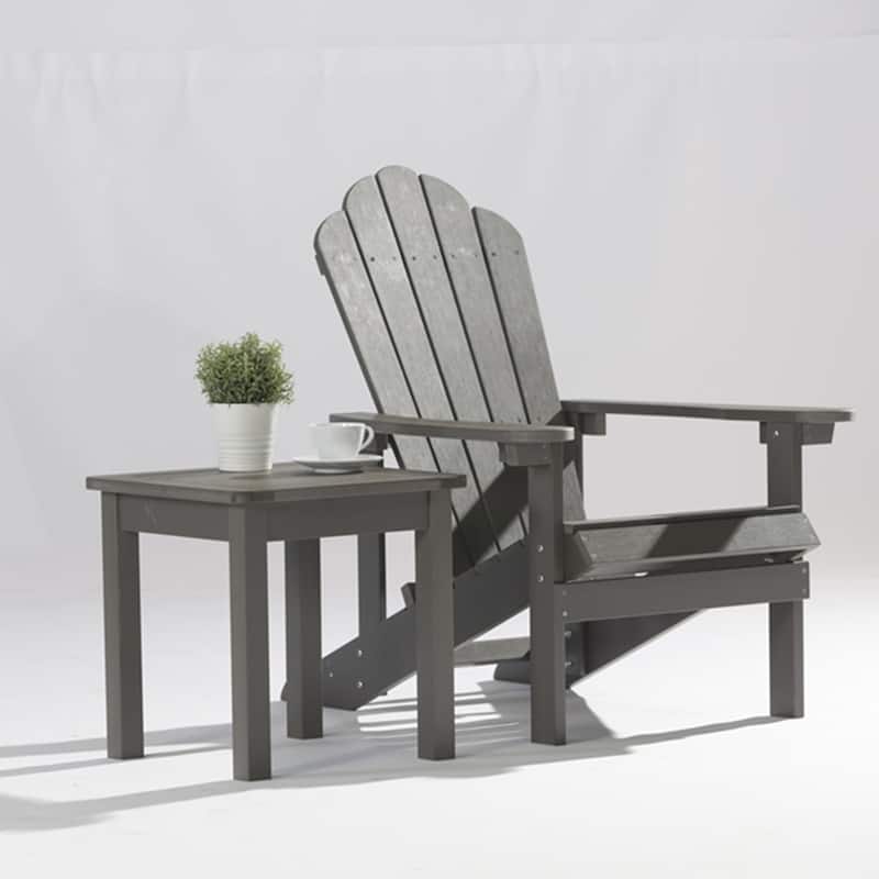Adirondack Chair Folding Outdoor Chairs Grey - 9' x 12'