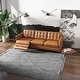 preview thumbnail 4 of 6, Ellis Mid-Century Modern Genuine Leather Power Incliner Sofa