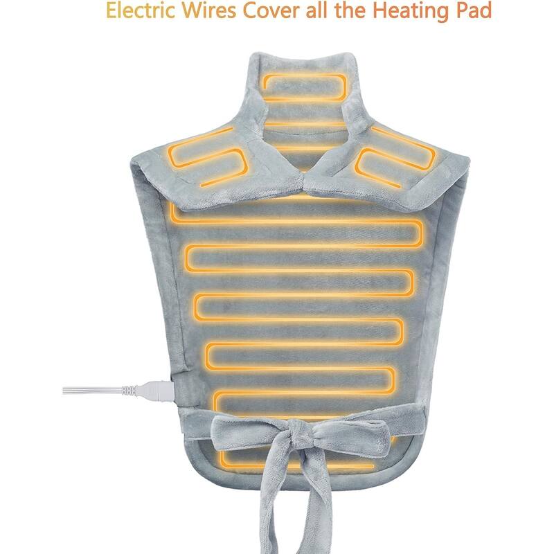 Weighted Heating Pad for Neck and Shoulders - Fast Heating