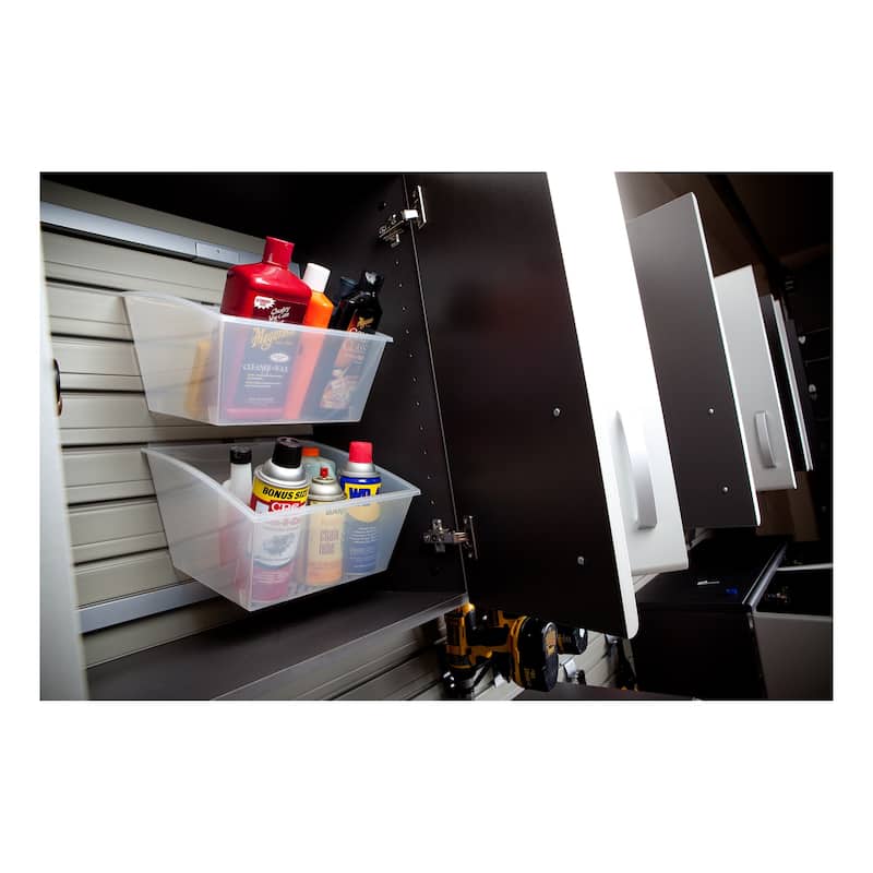 Flow Wall 24 Piece PVC Indoor Deluxe Cabinet Storage Set