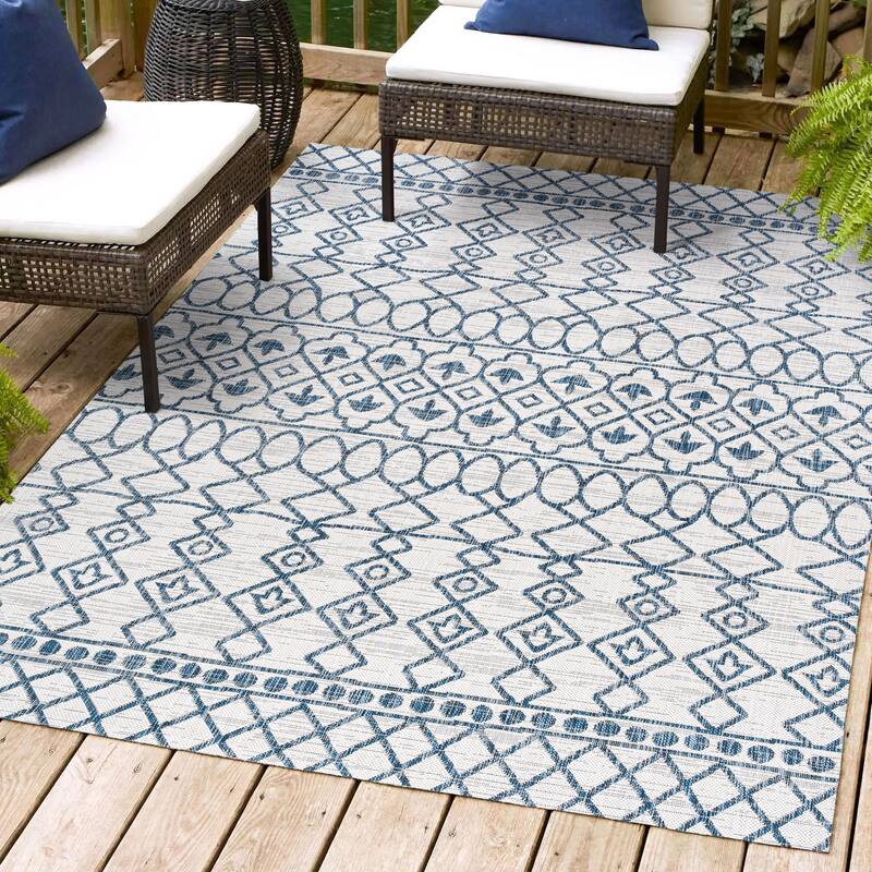JONATHAN Y Nokat Tribal Bohemian Indoor/Outdoor Area Rug
