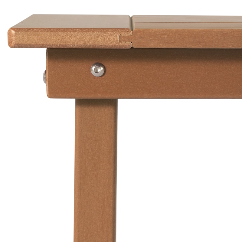 Laguna Hdpe All Weather Outdoor Patio 65" Bench