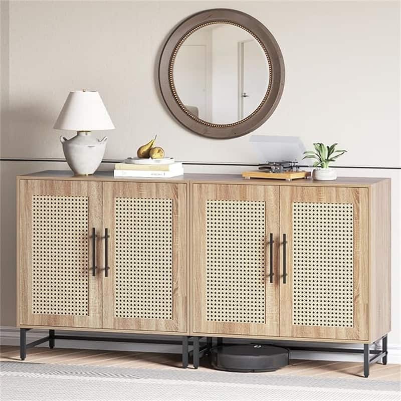 Storage Cabinet - 16"D x 31"W x 31"H - Natural Wood