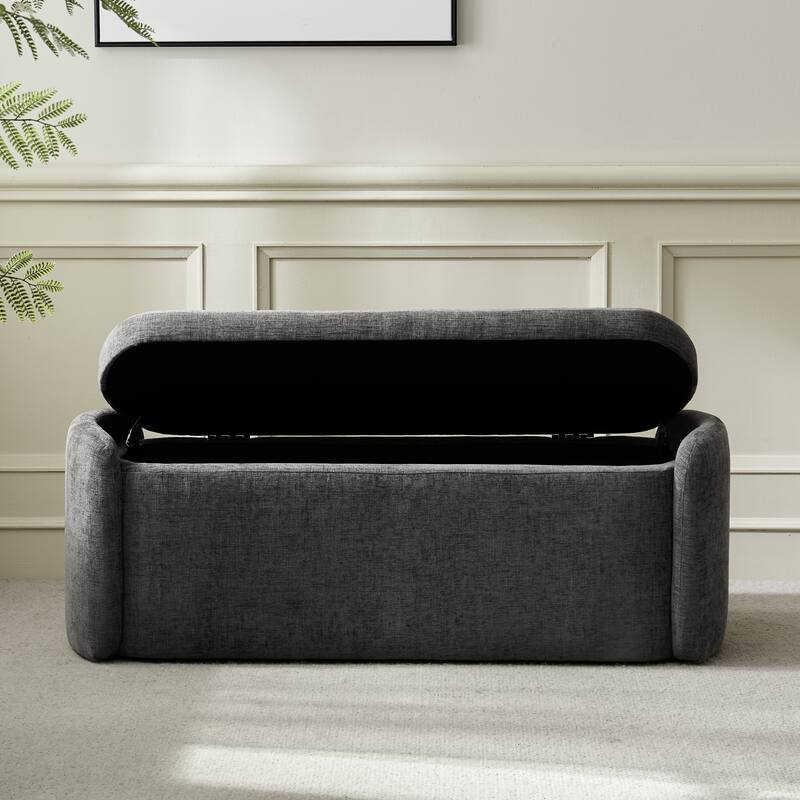 Bedroom Bench Storage Bench with Arms Ottoman entryway bench with storage End of Bed Bench, Entryway Bench