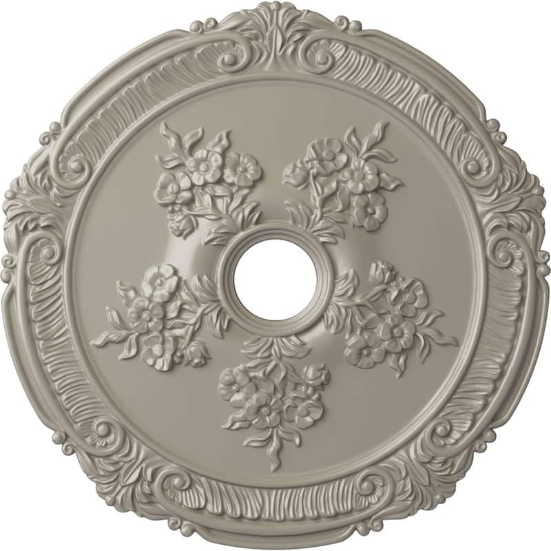 26"OD x 3 3/4"ID x 1 1/2"P Attica with Rose Ceiling Medallion