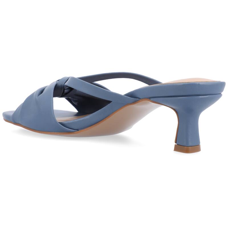 Journee Women's Starling Medium and Wide Width Dress Sandals