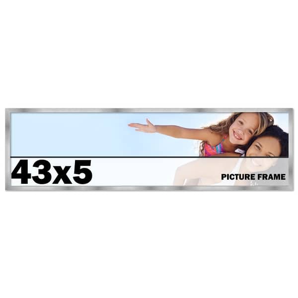 43x5 Frame Stainless Steel Silver Picture Frame - Modern Photo Frame ...