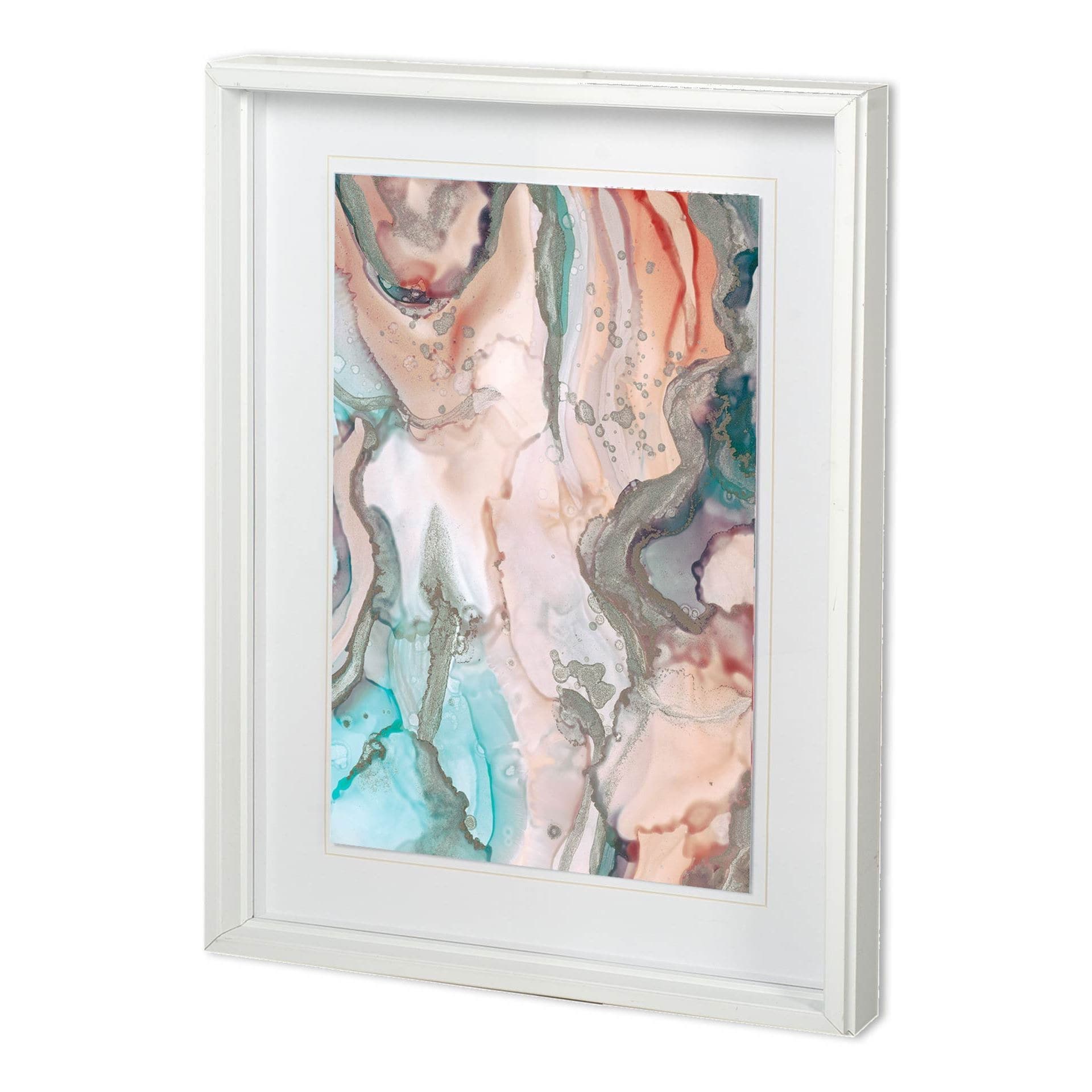 Gatineau I by Mercana Studio a Hand Embellished Textured Framed Art Print Matted under Glass