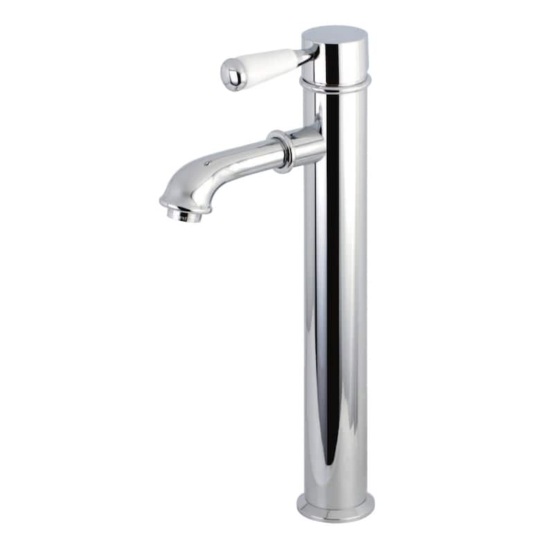 Kingston Brass Paris 1 GPM Single Hole Bathroom Faucet with Single - Polished Chrome