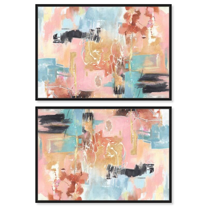 Sunday Coffee Canvas by Art Remedy - 20" x 20" - Black