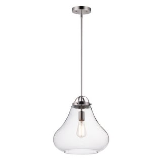 Stella 1-Light Pendant - satin nickel