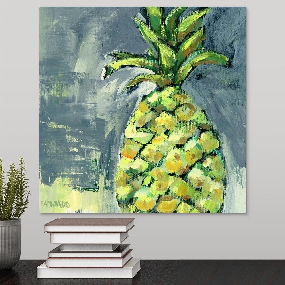 Shop Welcome Pineapple Ii Canvas Wall Art On Sale Free