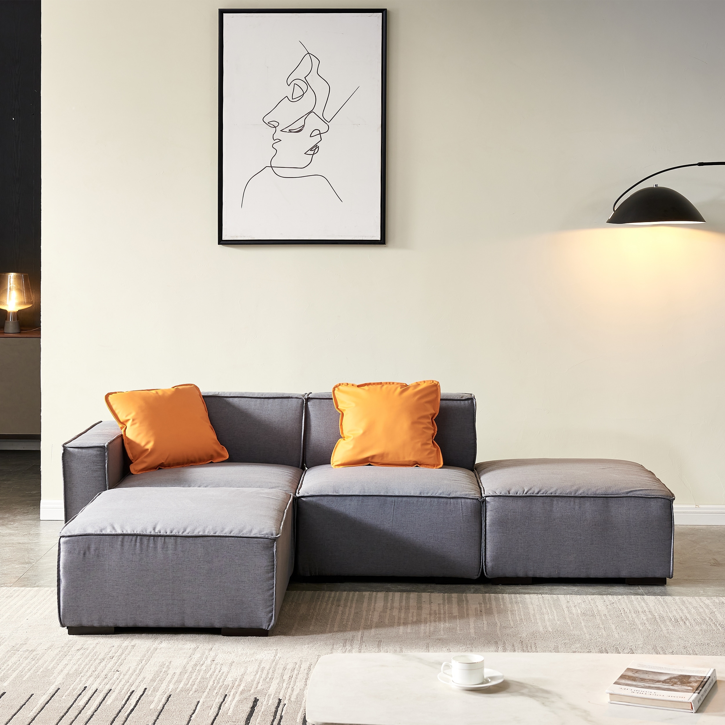 Safavieh Miller Sofa 3d mon