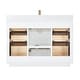 preview thumbnail 11 of 14, San Single Bath Vanity with Composite Stone Top and Mirror