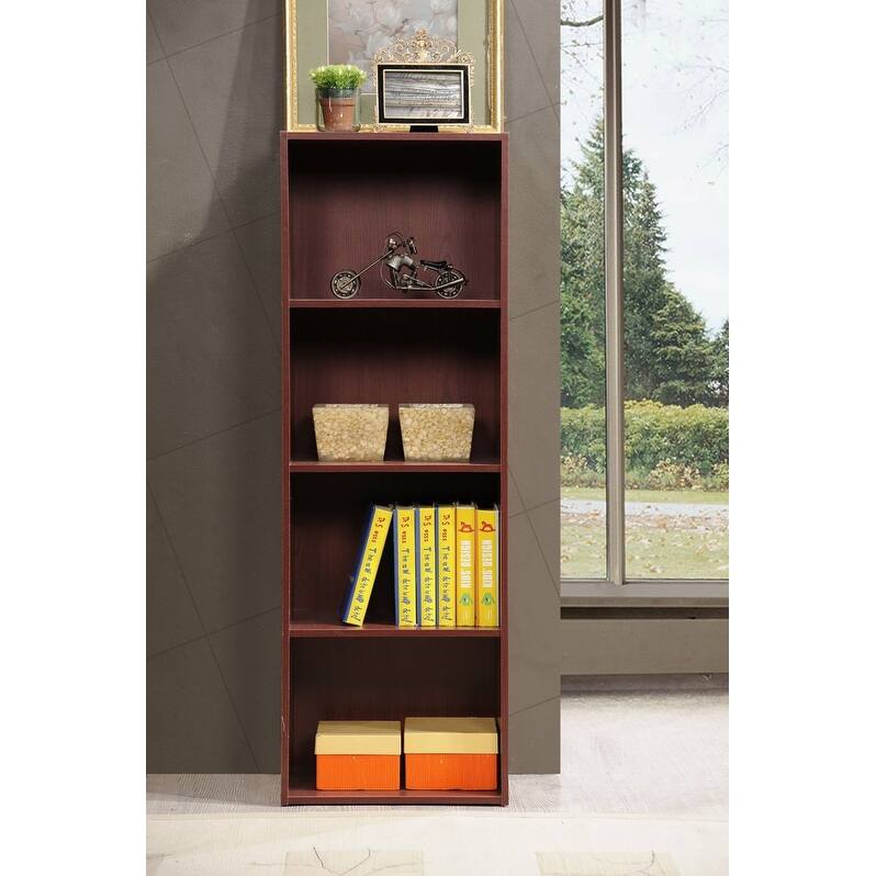 Hodedah 4-Shelf Bookcase