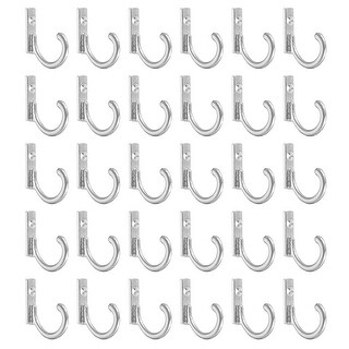 Uxcell 15Pcs Pink Zinc Alloy Wall Hooks - Retro Single Prong Hooks For Towels, Coats, Keys & More
