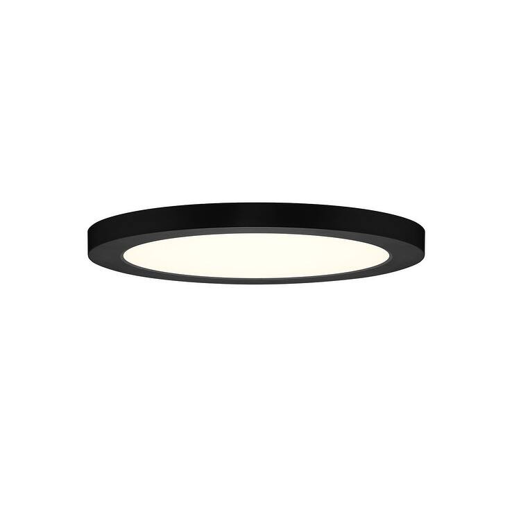 Designers Fountain LED1592L3 9" Wide Integrated LED Flush Mount - Black