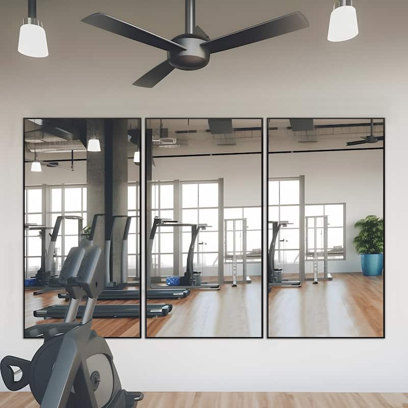 Modern Aluminum Alloy Thin Framed Full Length Floor Mirror