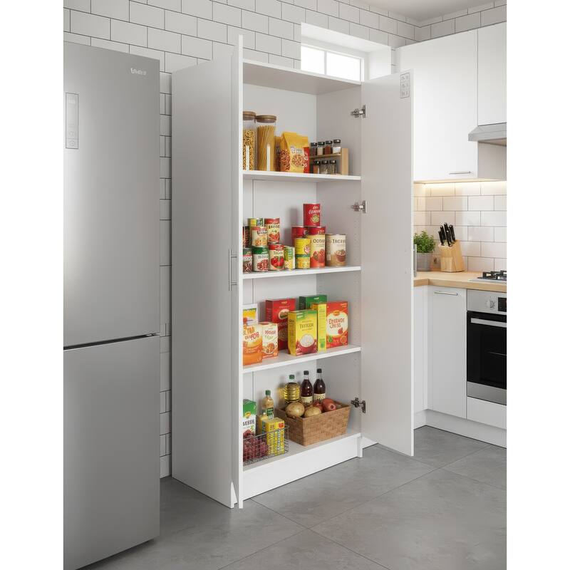 Modex Multi-Purpose Utility Storage Cabinet (5-Piece Set) - W 157.5″ × D 15.7″ × H 70.9″