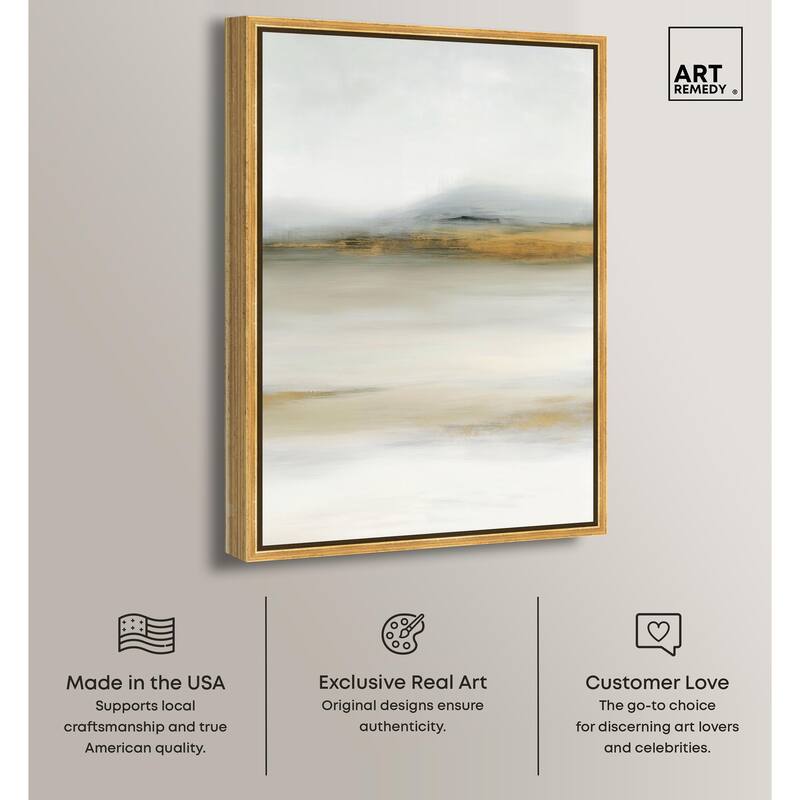 Misty Expanse II Canvas by Art Remedy