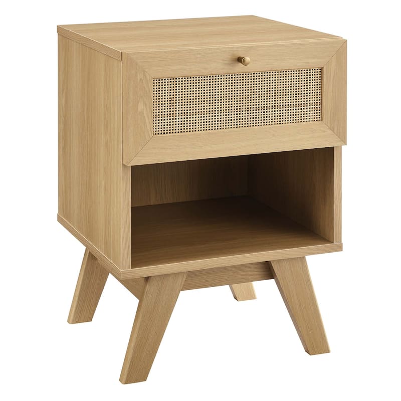 Soma 1-Drawer Nightstand - Oak - 1-drawer