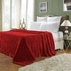 preview thumbnail 24 of 37, Superior Ultra-Soft Plush Fleece Throw and Blanket King - Red