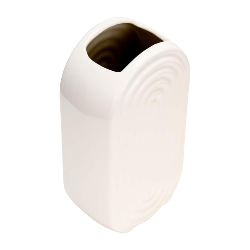 Sagebrook Home Elegant Ceramic Vase, Contemporary Design for Modern Decor