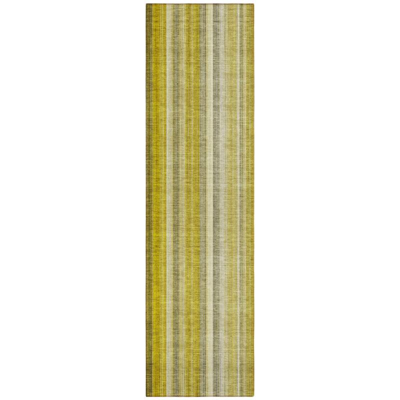 Almiro Stripe Weather Resistant Timeless Fusion Outdoor Rug