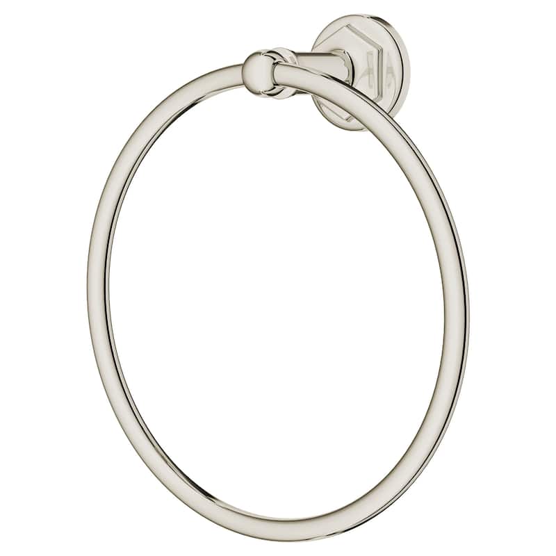 DXV D35155190 Oak Hill 7-7/8" Wall Mounted Towel Ring - Platinum Nickel