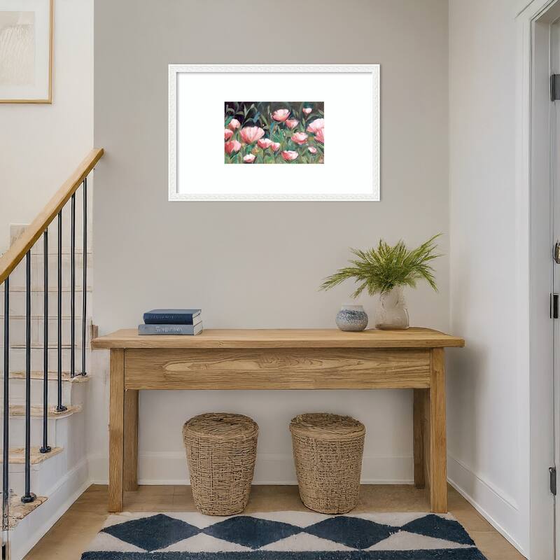 Evening Blossoms by Hannah Dawson Wood Framed Wall Art Print