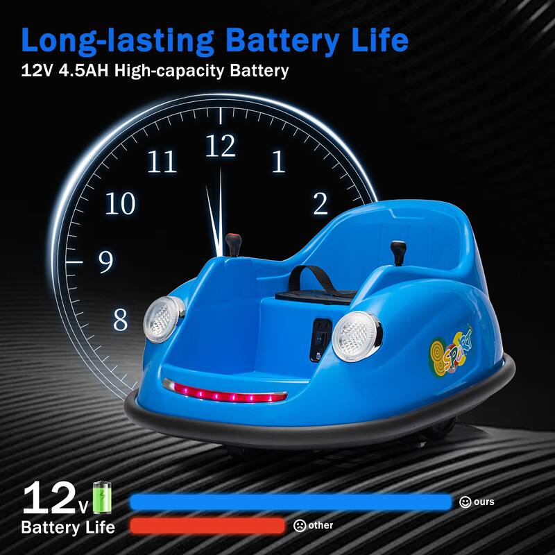 12V Ride On Electric Bumper Car for Kids with Parent Remote