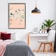 preview thumbnail 27 of 26, Stupell Blush Butterflies over Pink Framed Floater Canvas Wall Art Design By Petal Prints Design