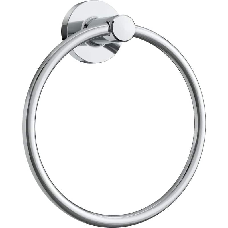 PROFLO Pixley 5-13/16" Wall Mounted Towel Ring - Chrome