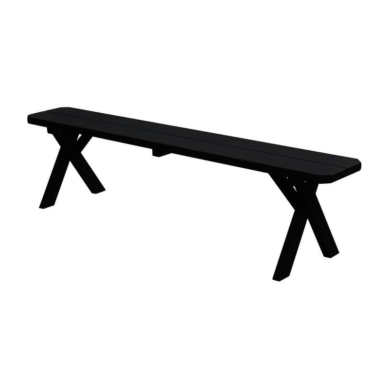 Pine 6' Crossleg Bench