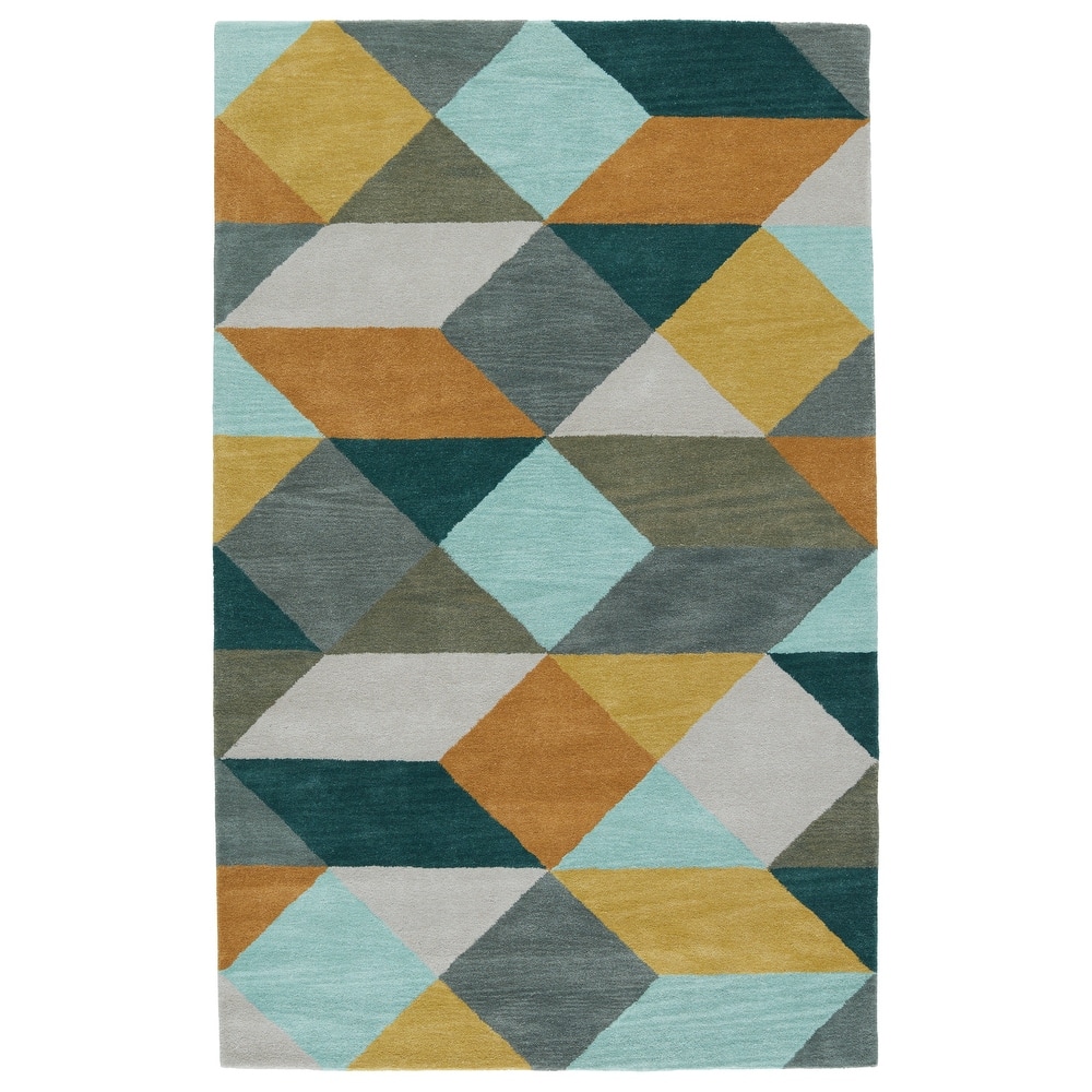 Ojo Handmade Geometric Area Rug
