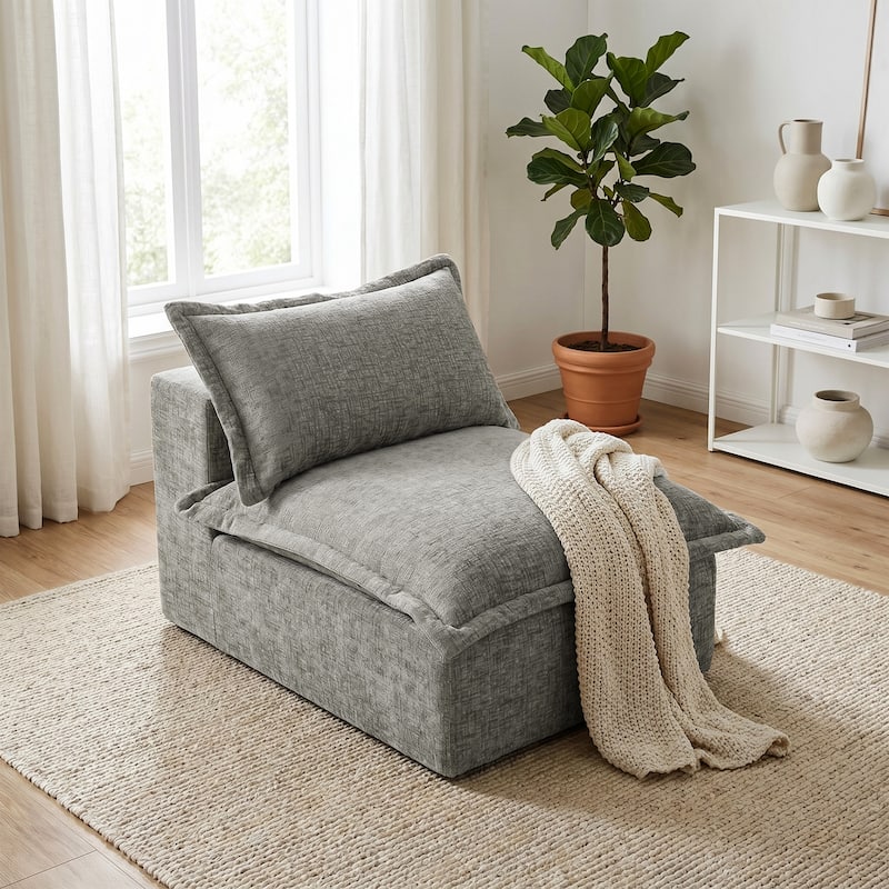 Comfy Cloud Couch Plush Modular Sectional Sofa For Living Room