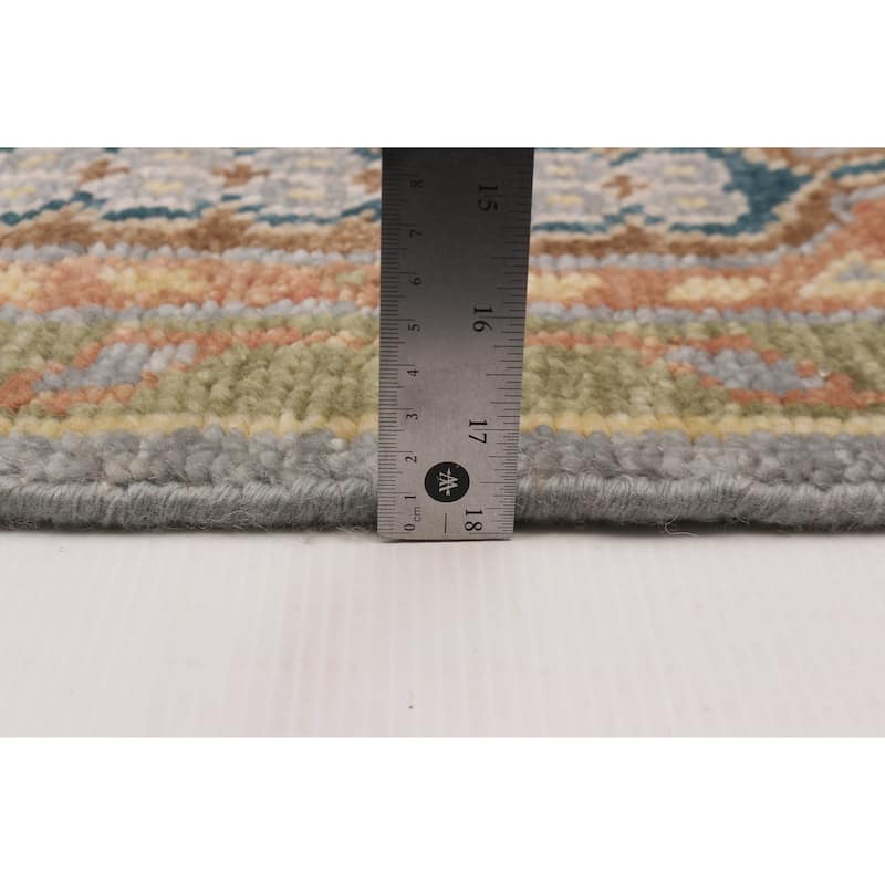 ECARPETGALLERY Hand-knotted Jules Serapi Grey Wool Rug - 7'10 x 10'0