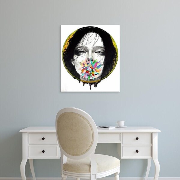 Easy Art Prints Minjae Lee's 'Black Blossom' Premium Canvas Art