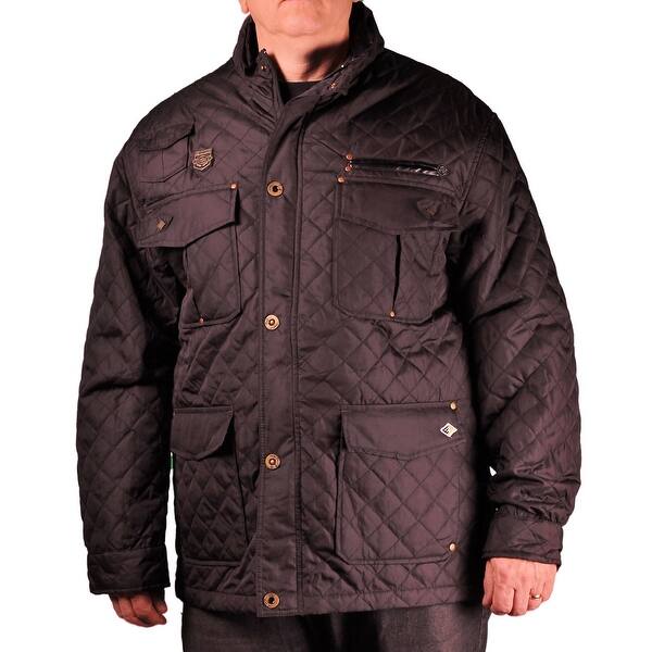 Shop Enyce Big Men S Quilted Shirt Jacket Overstock 14602113