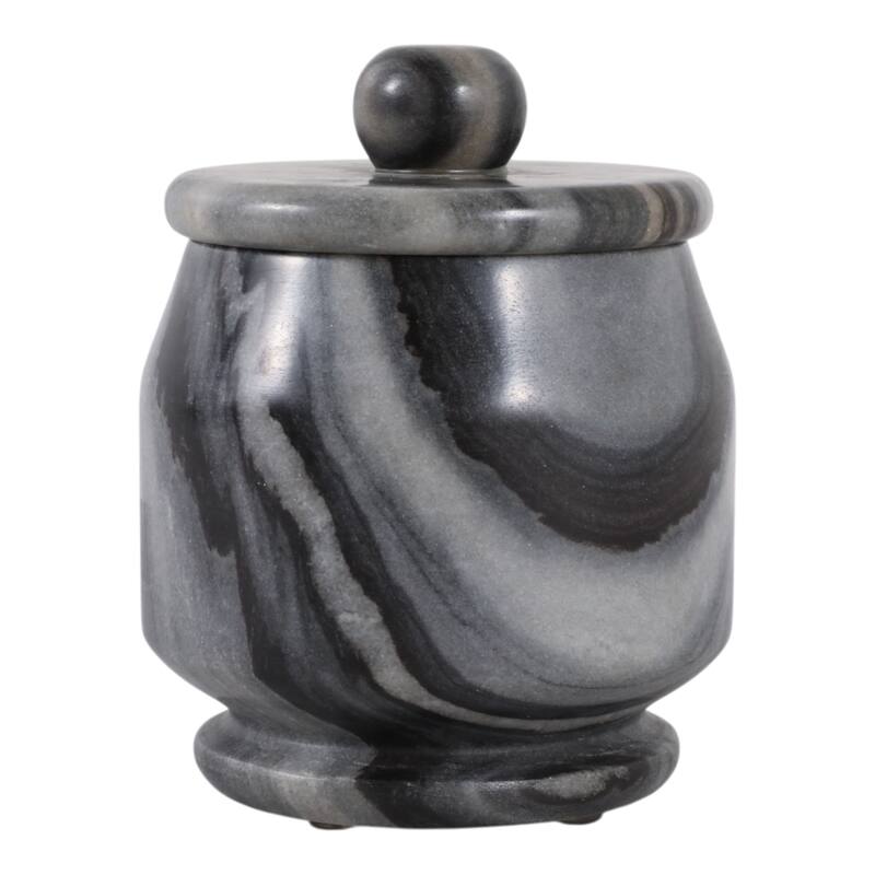 Stone Marble Decorative Jar Carved Tall Versatile Accent Display